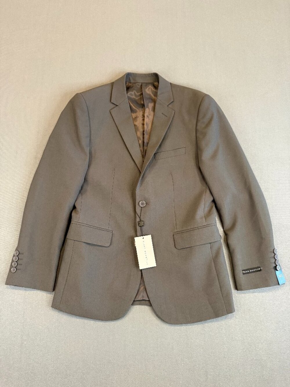 Alain Dupetit Men's Suit Jacket Blazer Charcoal Gray 34S NWT Suittech
